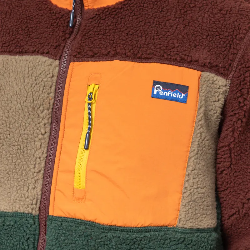 Penfield Mattawa Fleece Jacket Rum Raisin-6