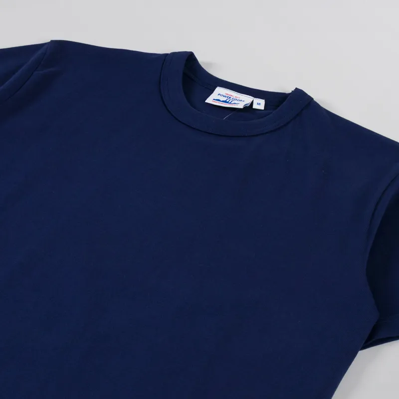 Power Goods Archive T Shirt Navy-1
