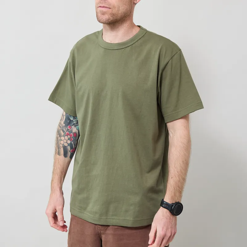 Power Goods Archive T Shirt Olive