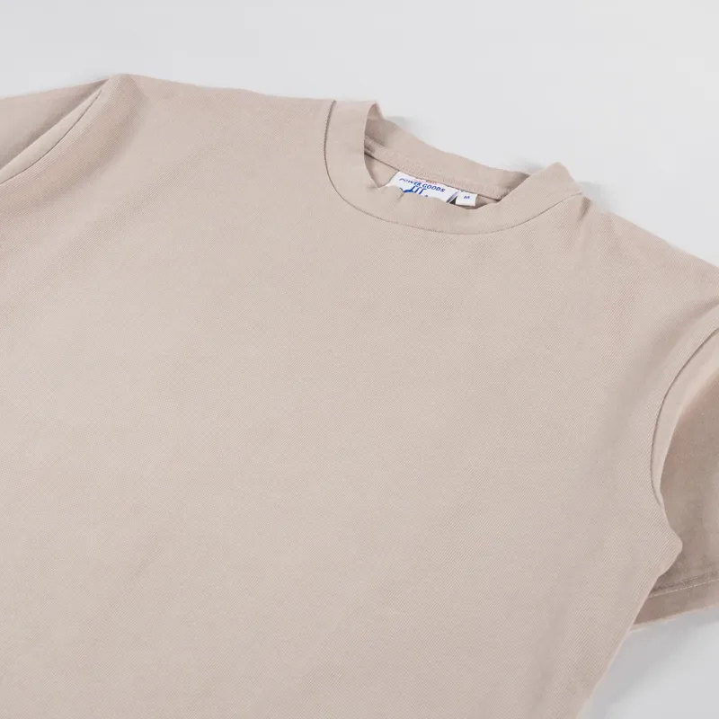 Power Goods Super Weight T Shirt Bone-1