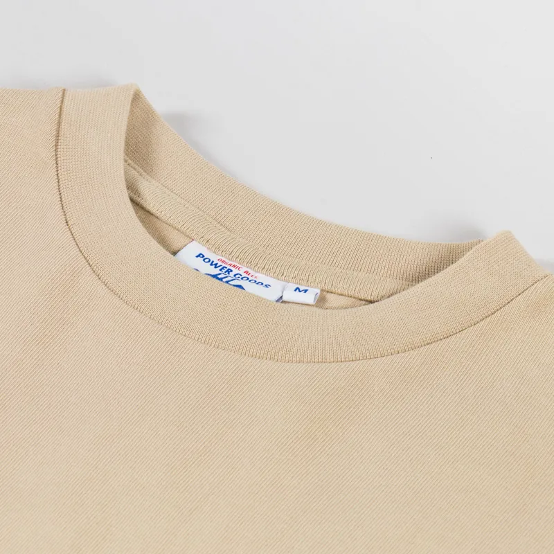 Power Goods Super Weight T Shirt Khaki-2