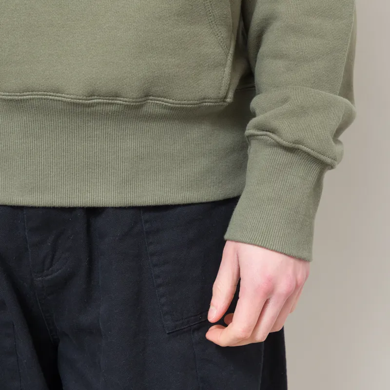 Power Goods Loopback Hoodie Olive-5