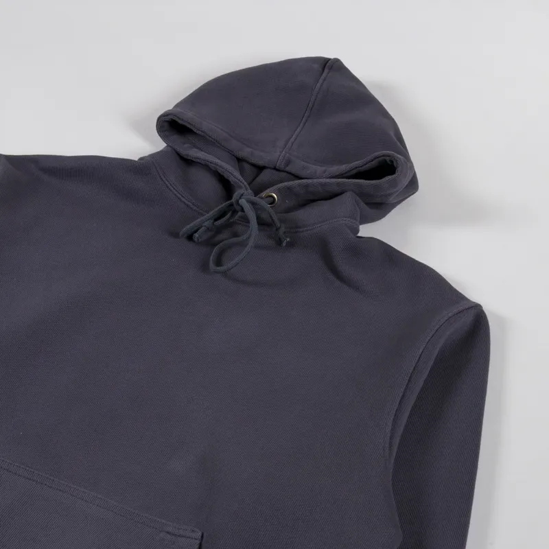 Power Goods Loopback Hoodie Washed Black-2