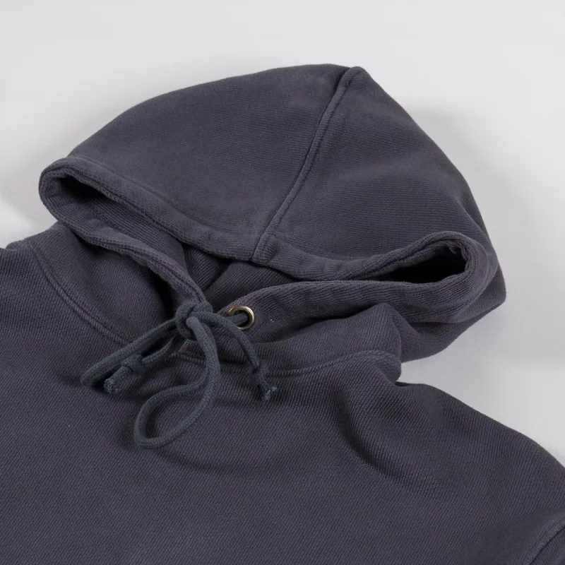 Power Goods Loopback Hoodie Washed Black-4
