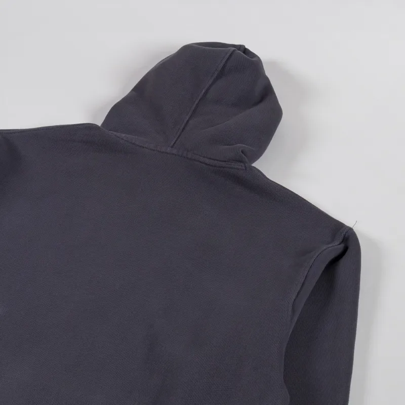 Power Goods Loopback Hoodie Washed Black-3