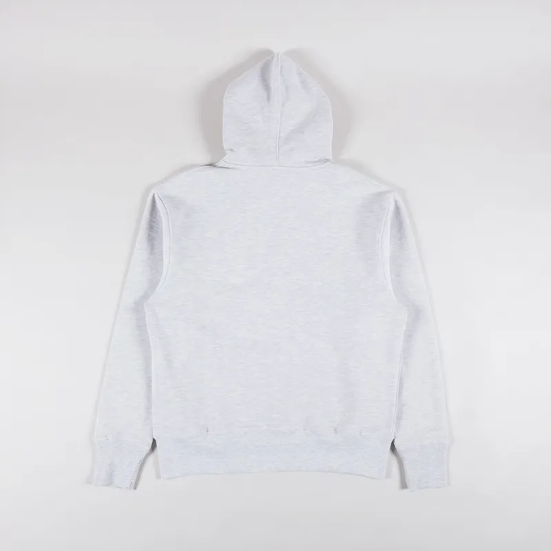 Power Goods Loopback Zip Hoodie Ash-1