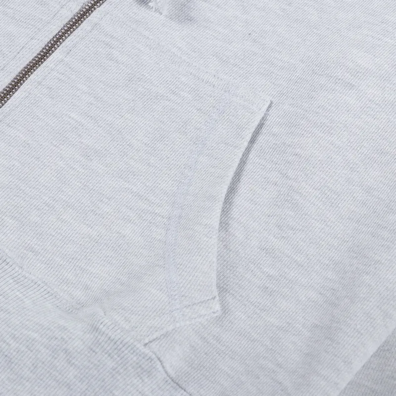 Power Goods Loopback Zip Hoodie Ash-7