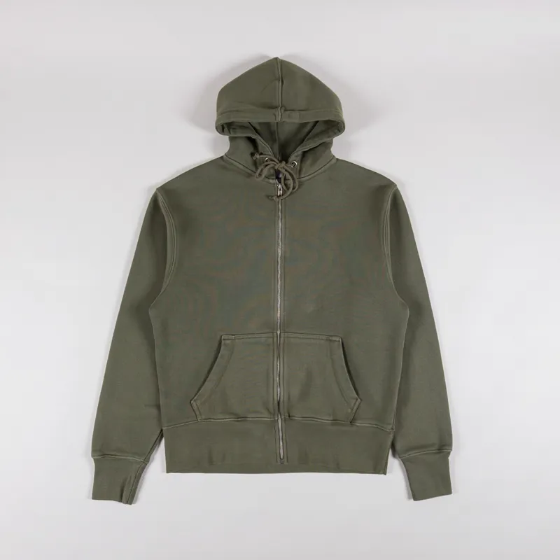 Power Goods Loopback Zip Hoodie Olive