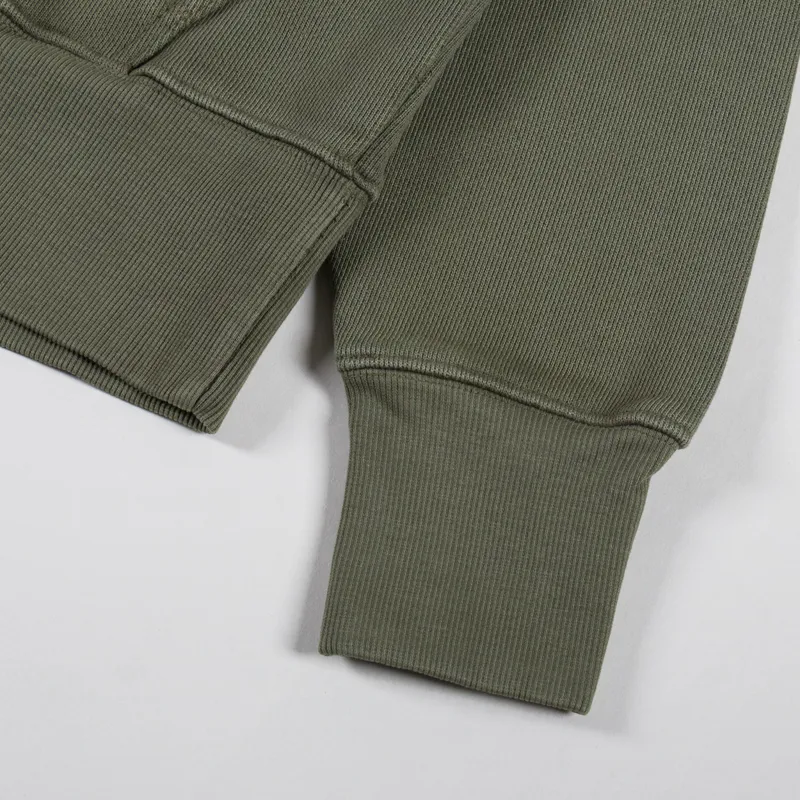 Power Goods Loopback Zip Hoodie Olive-6