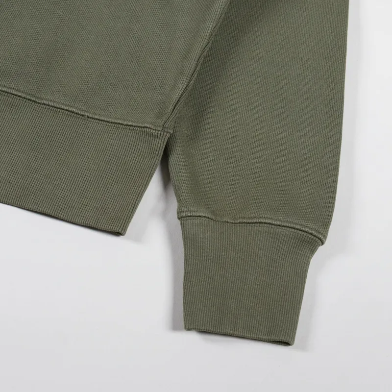 Power Goods Loopback Zip Hoodie Olive-7