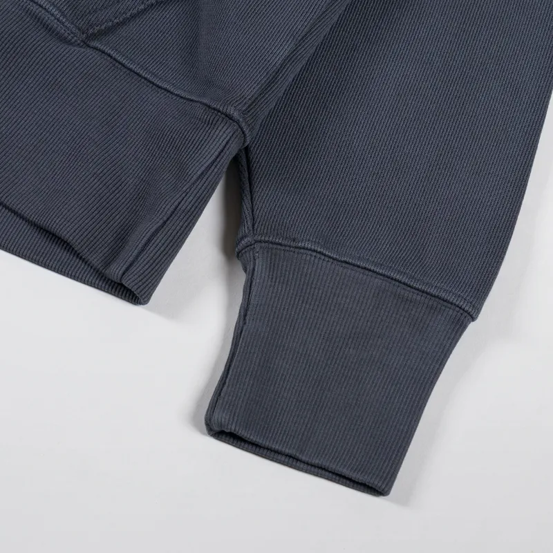 Power Goods Loopback Zip Hoodie Washed Black-7