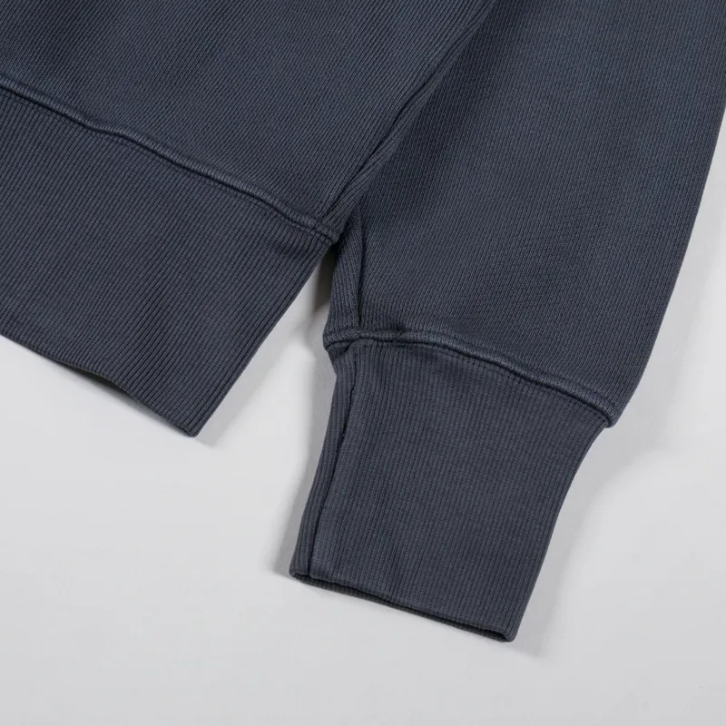 Power Goods Loopback Zip Hoodie Washed Black-6