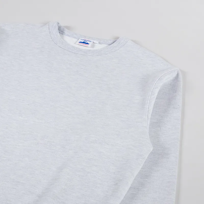 Power Goods Loopback Crewneck Ash-2