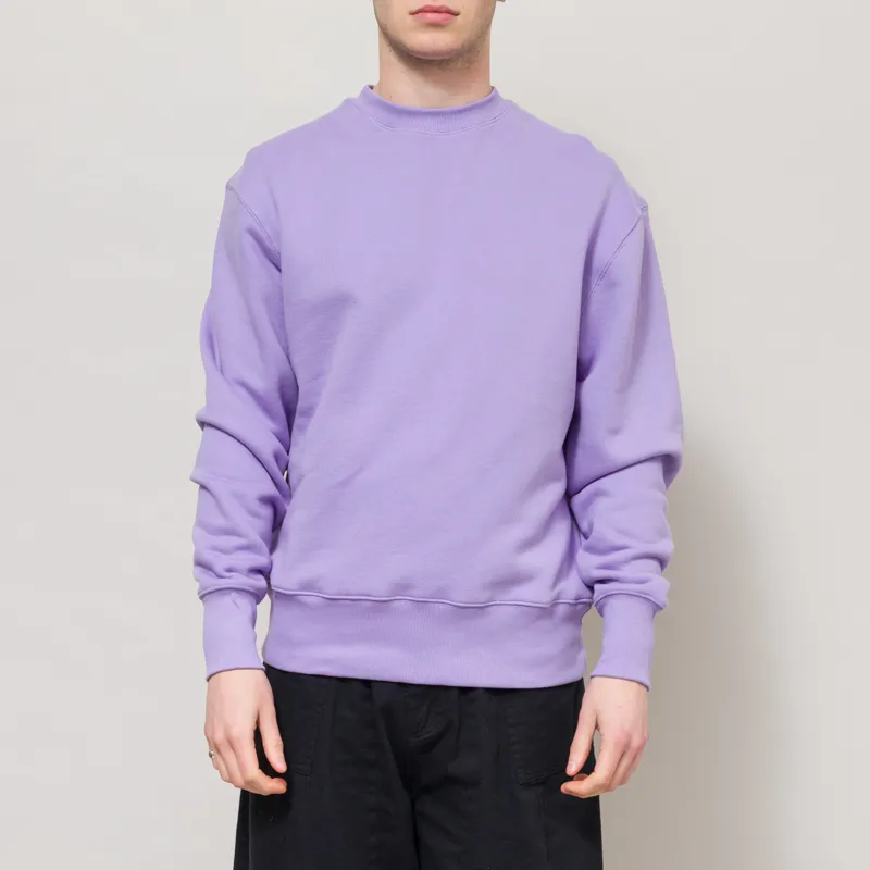 Power Goods Loopback Crewneck Dusty Violet