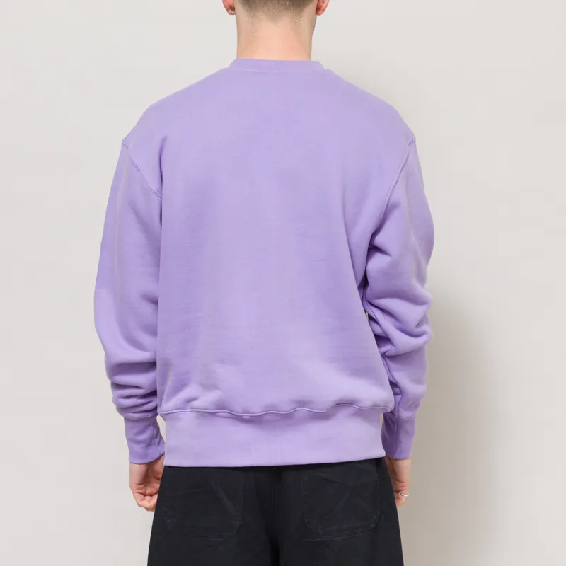 Power Goods Loopback Crewneck Dusty Violet-2