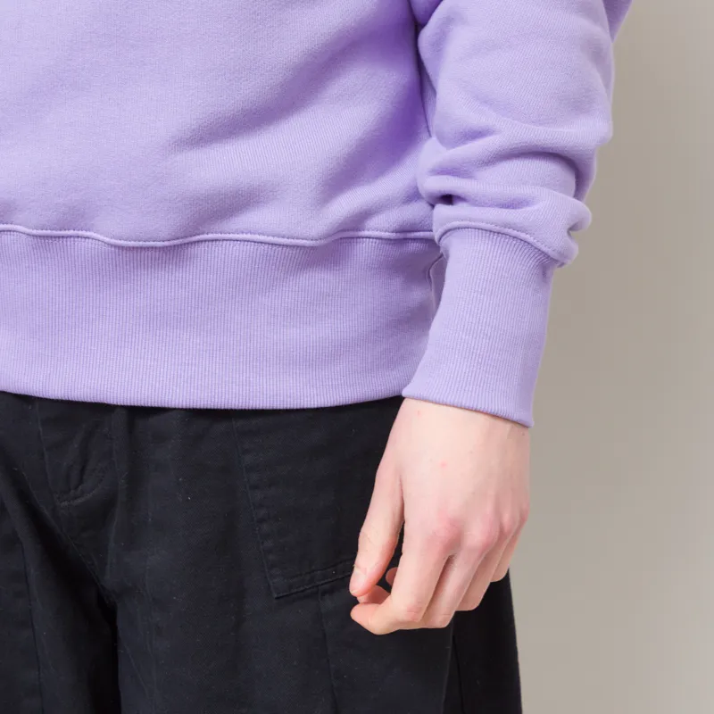 Power Goods Loopback Crewneck Dusty Violet-4