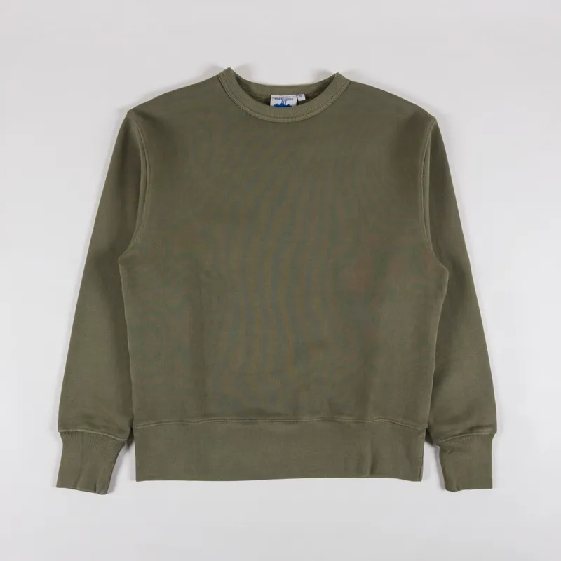 Power Goods Loopback Crewneck Olive