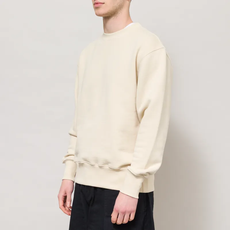 Power Goods Loopback Crewneck Putty-1