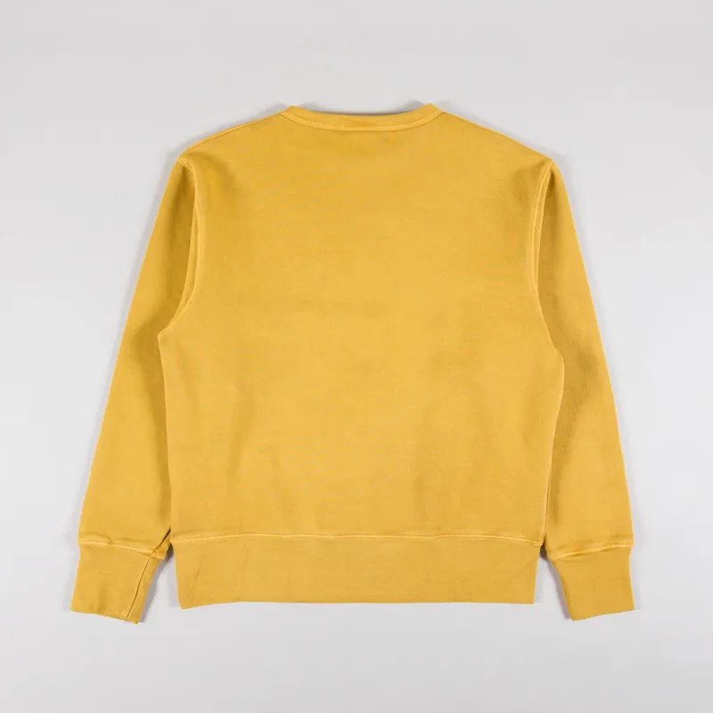 Power Goods Loopback Crewneck Sunflower-1