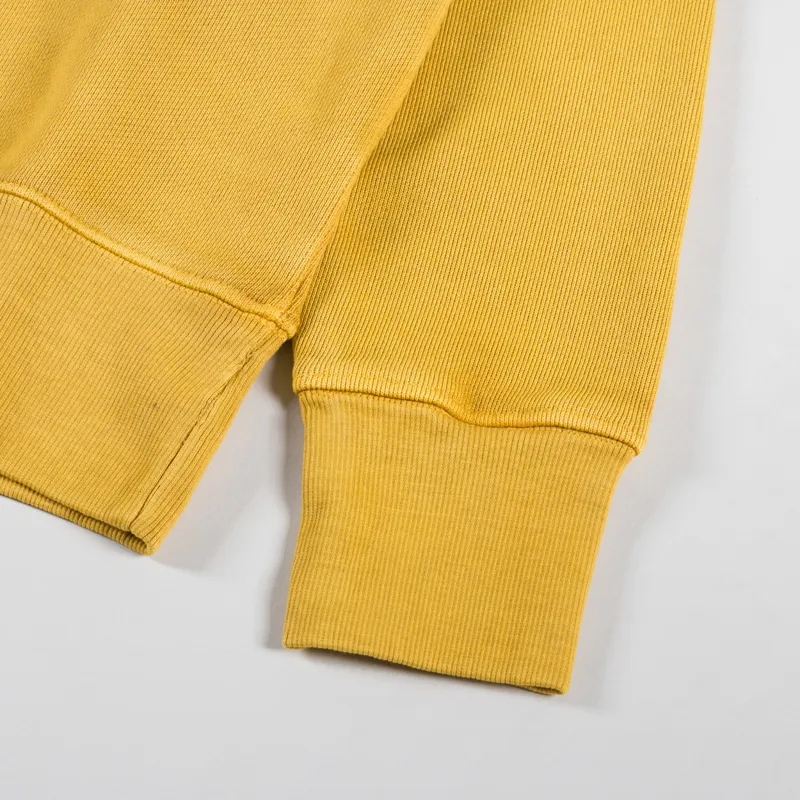 Power Goods Loopback Crewneck Sunflower-5