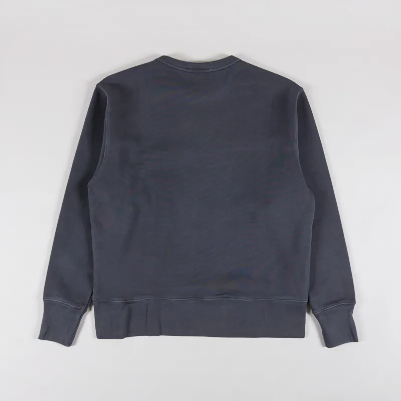 Power Goods Loopback Crewneck Washed Black-1