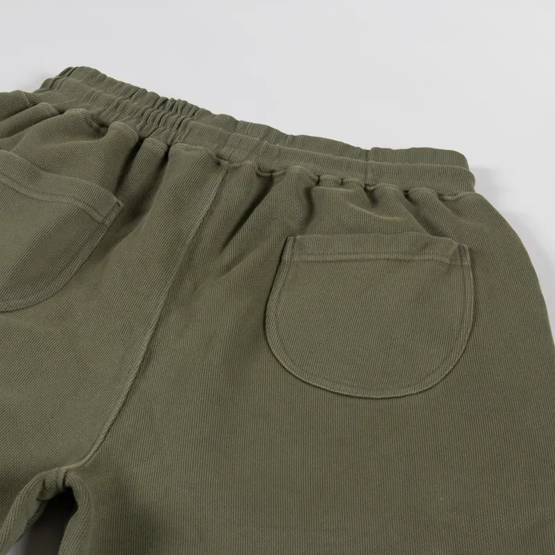 Power Goods Loopback Sweat Shorts Olive-3