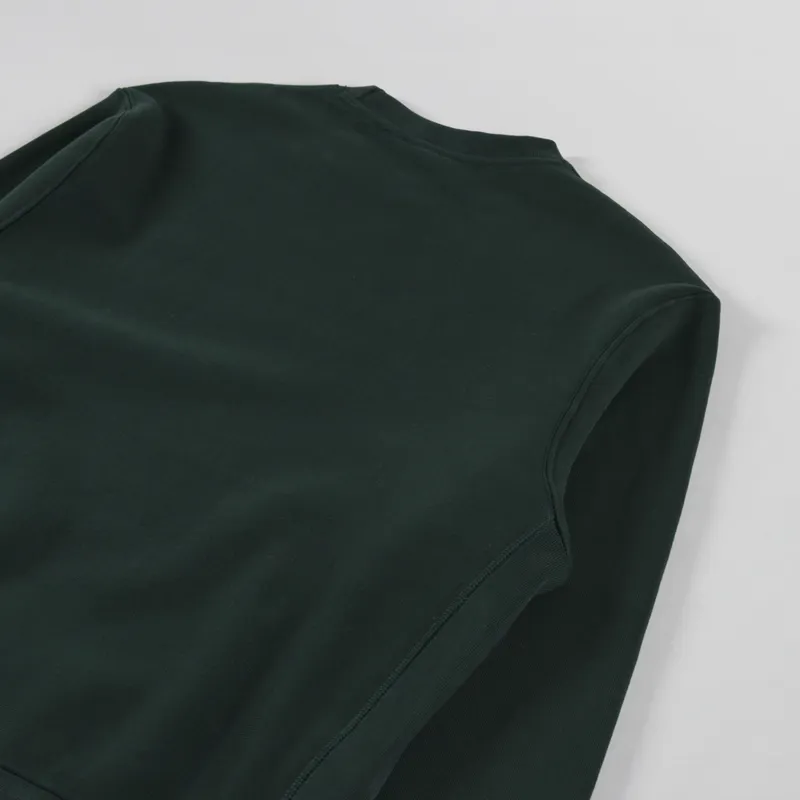 Power Goods Super Weight Crewneck Forest Green-3