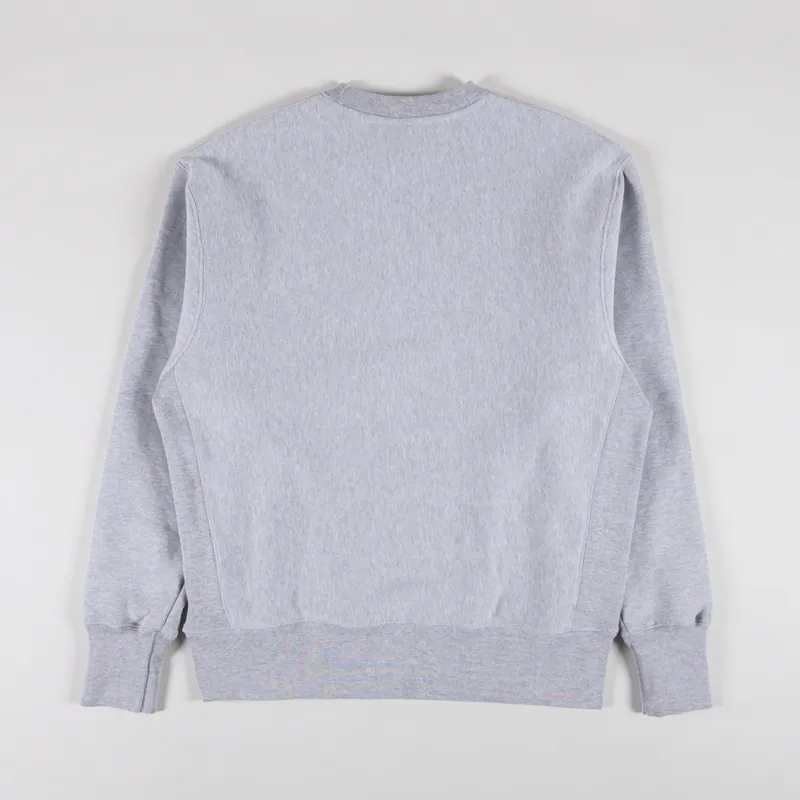 Power Goods Super Weight Crewneck Heather Grey-1