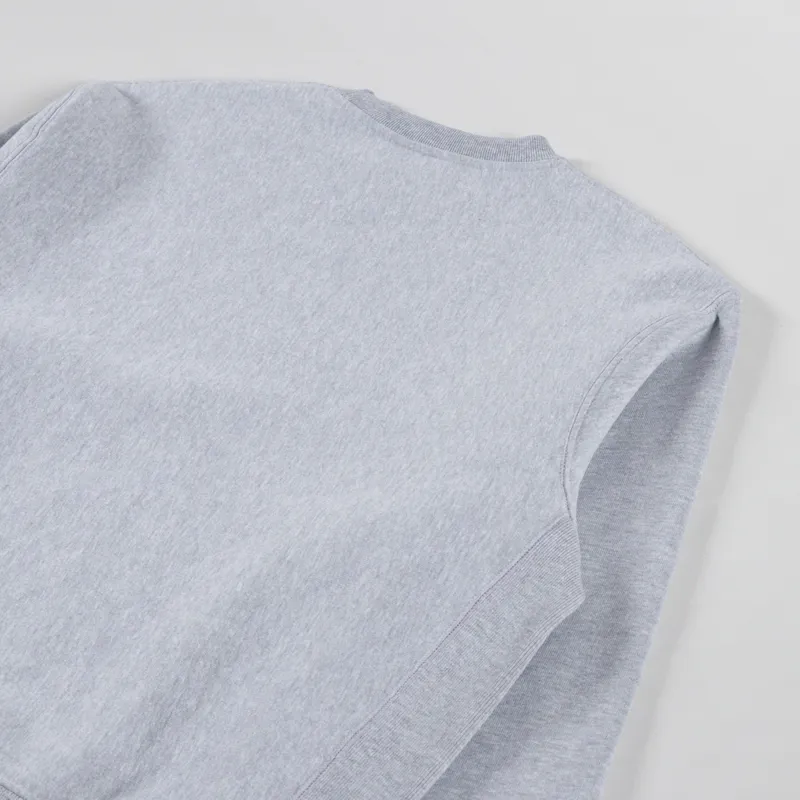 Power Goods Super Weight Crewneck Heather Grey-3