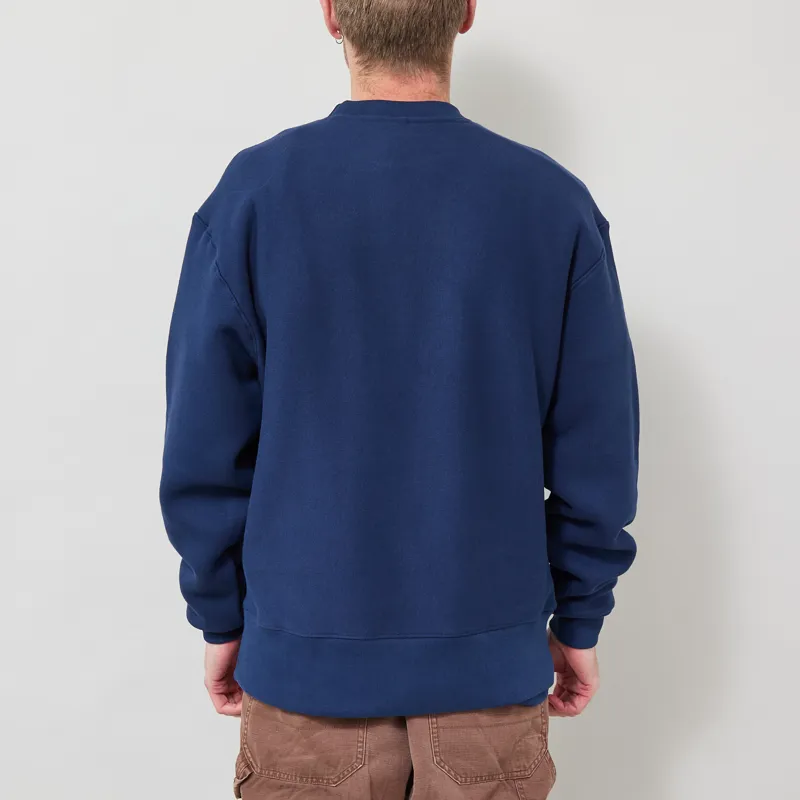 Power Goods Super Weight Crewneck Royal-3