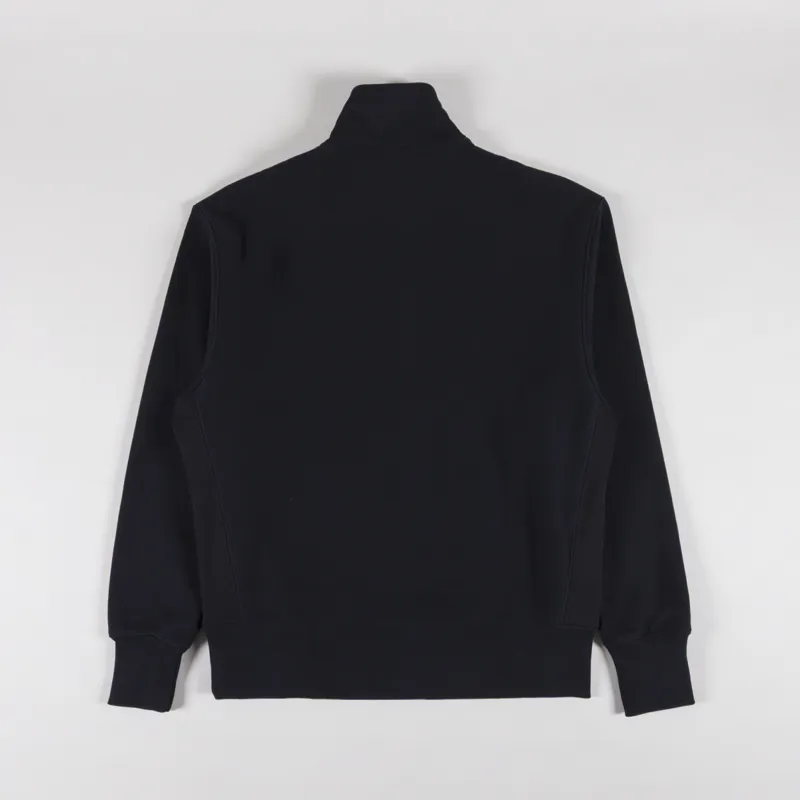 Power Goods Super Weight Quarter Zip Black-1