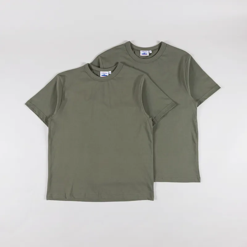 Power Goods Archive T Shirt 2 Pack Olive
