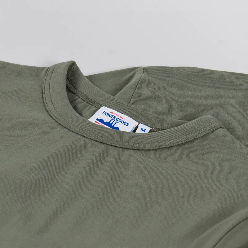 Power Goods Archive T Shirt 2 Pack Olive-2