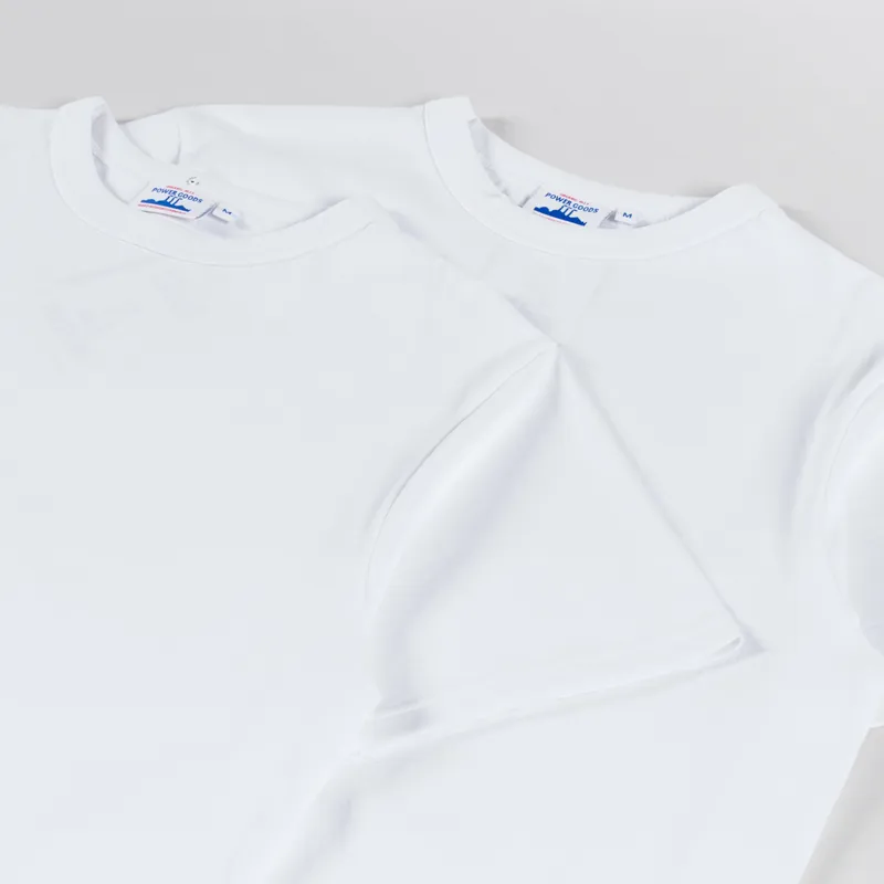 Power Goods Archive T Shirt 2 Pack White-1