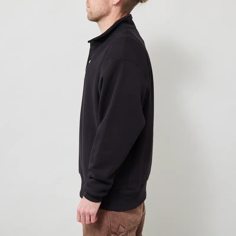 Power Goods Super Weight Rugby Sweat Black-2