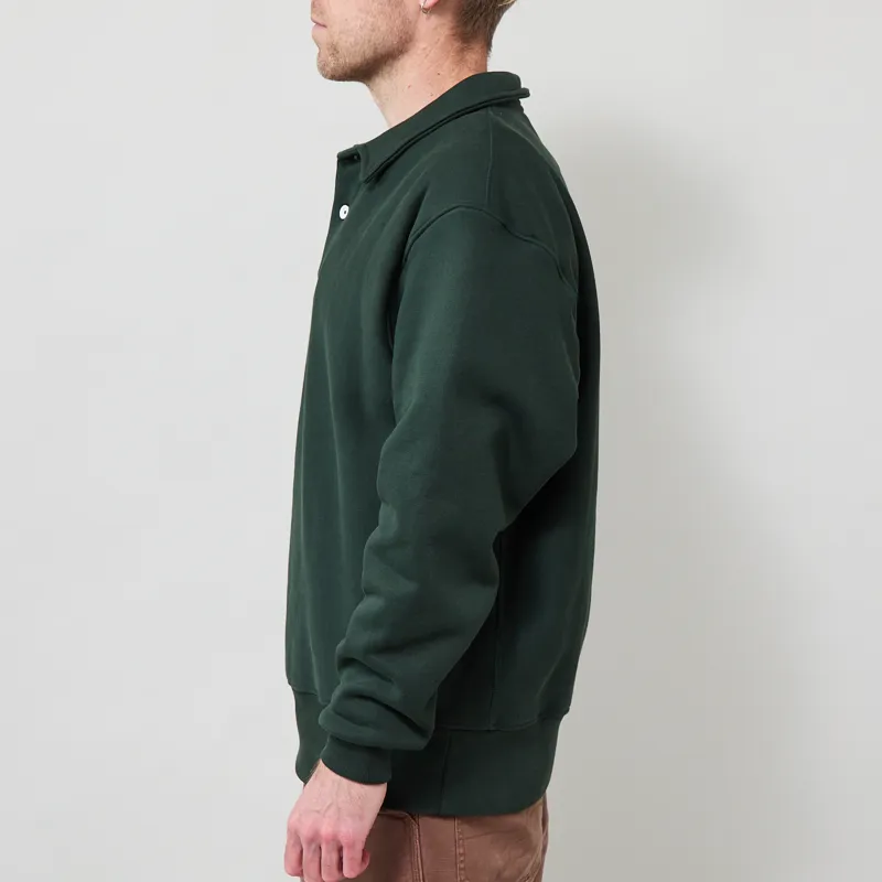 Power Goods Super Weight Rugby Sweat Forest-2