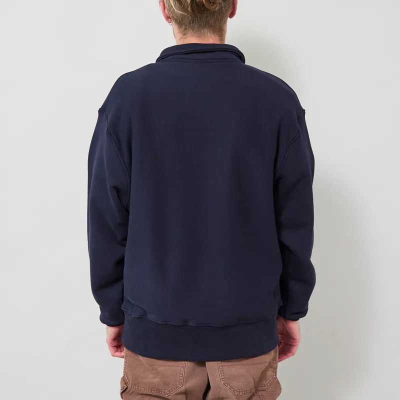 Power Goods Super Weight Rugby Sweat Navy-3
