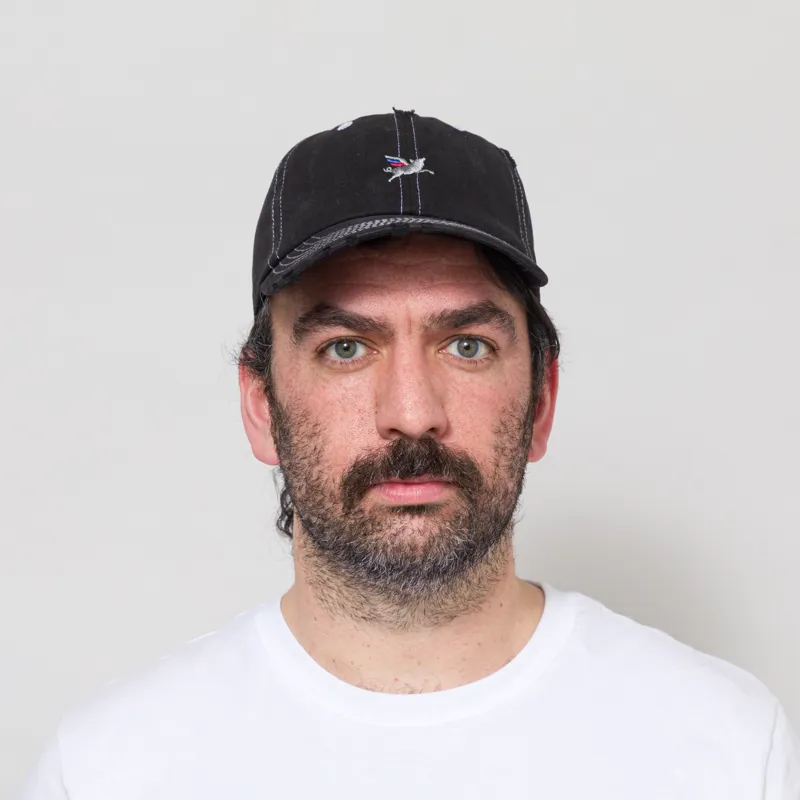 ICHPIG Pigasus Dad Cap Washed Black-1