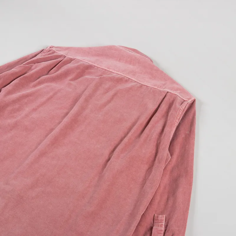 Kappy Design Pigment Corduroy Shirt Dusty Pink-3