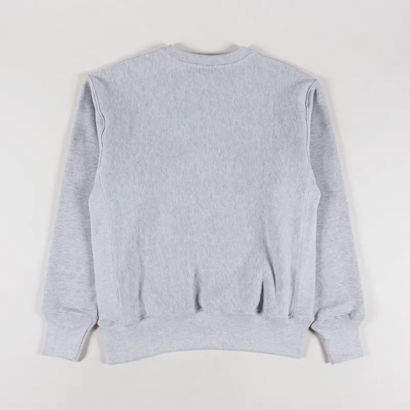 Power Goods Super Weight Crewneck Sweatshirt Heather Grey-1