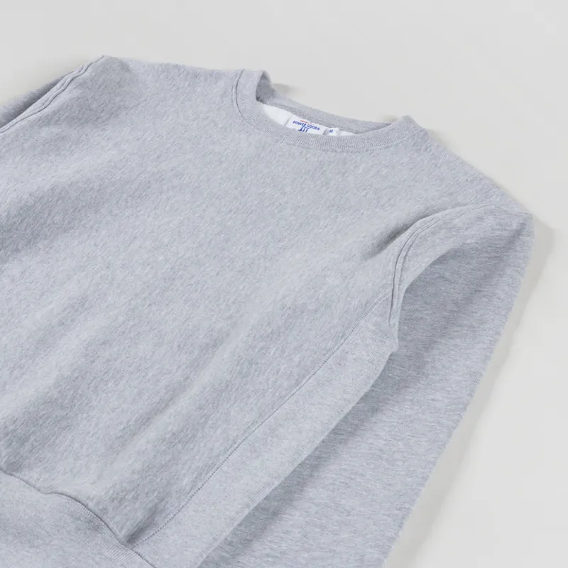 Power Goods Super Weight Crewneck Sweatshirt Heather Grey-2