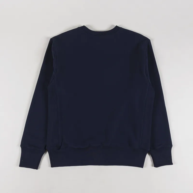 Power Goods Super Weight Crewneck Sweatshirt Navy-1