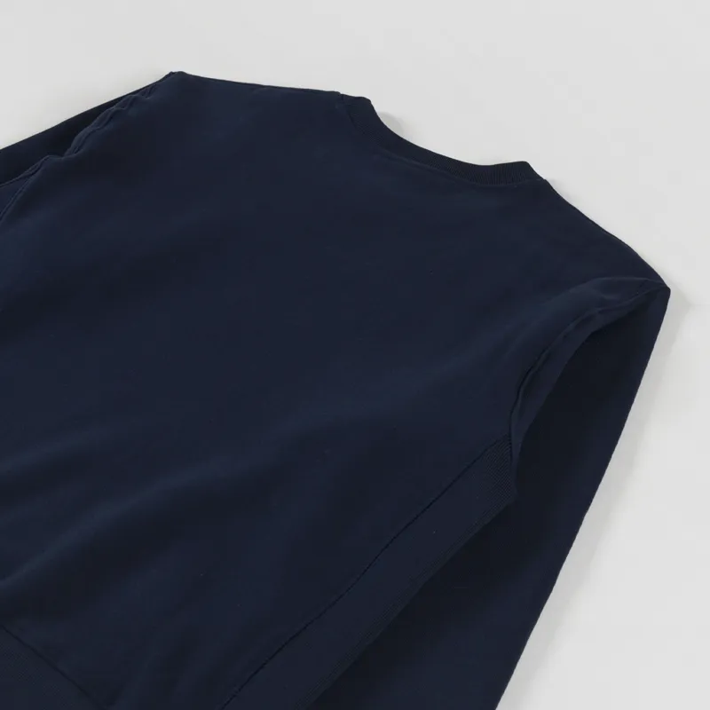 Power Goods Super Weight Crewneck Sweatshirt Navy-3