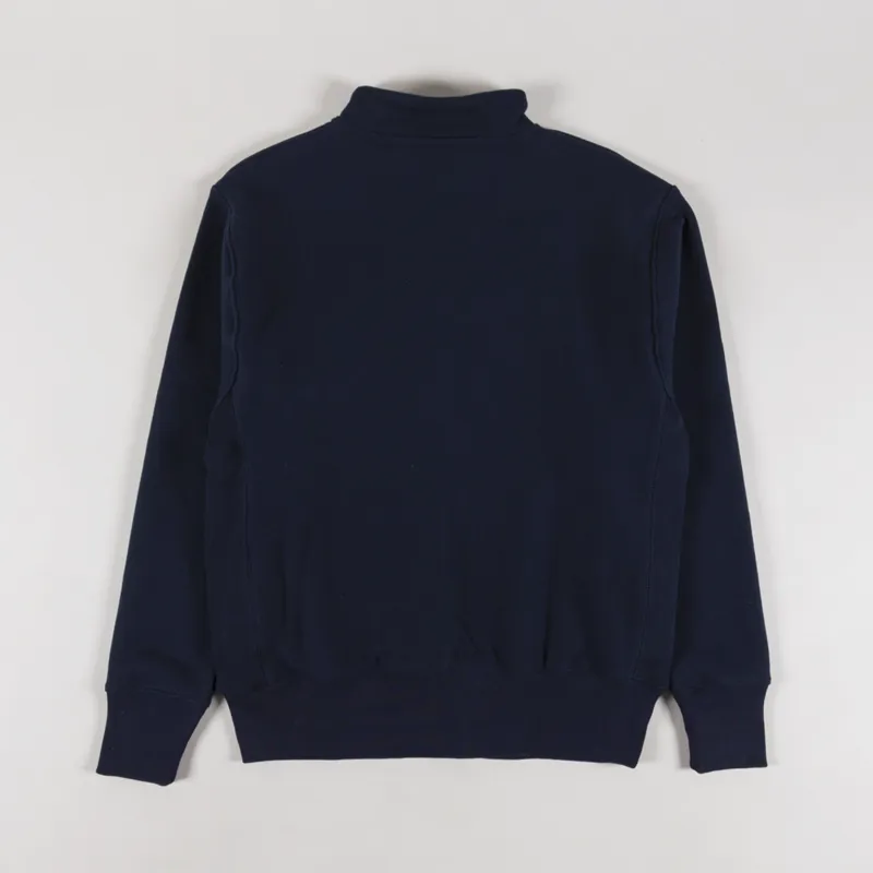 Power Goods Super Weight Quarter Zip Navy-1