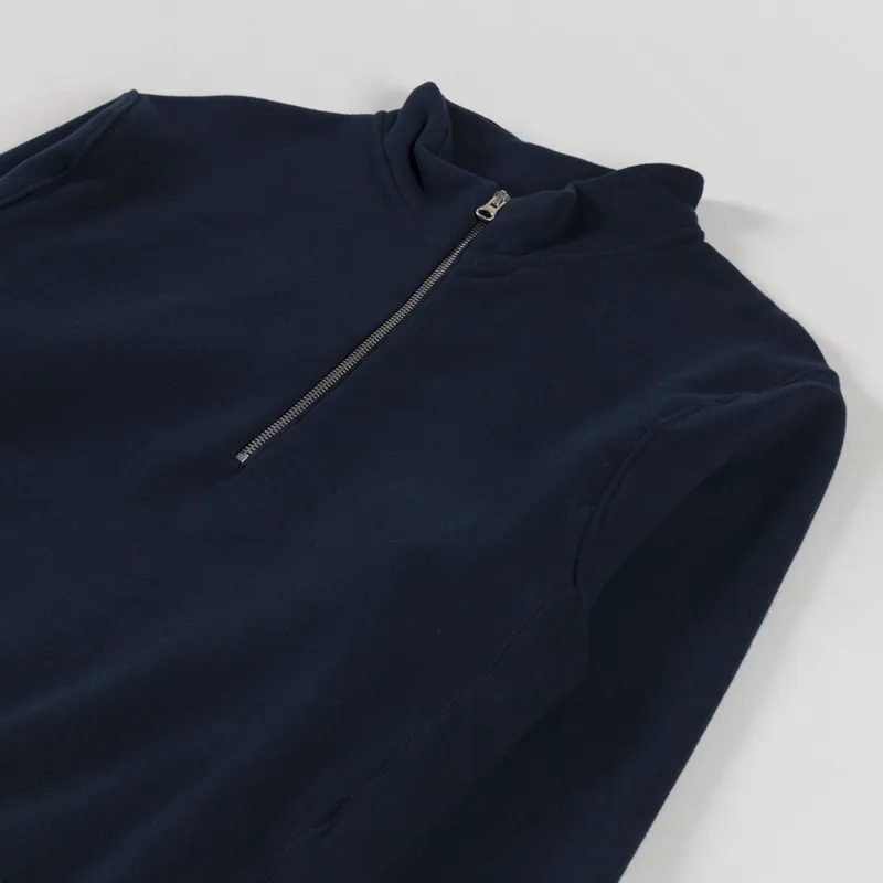 Power Goods Super Weight Quarter Zip Navy-2