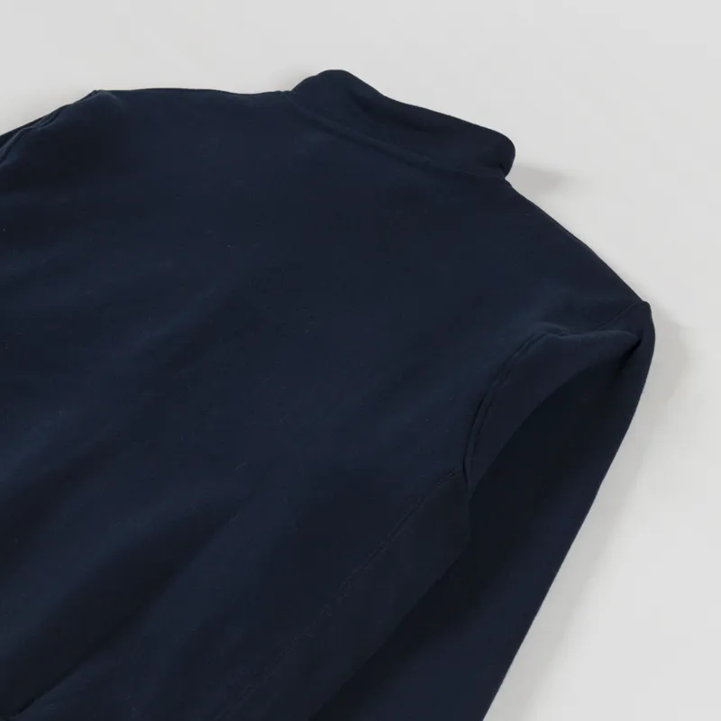 Power Goods Super Weight Quarter Zip Navy-3