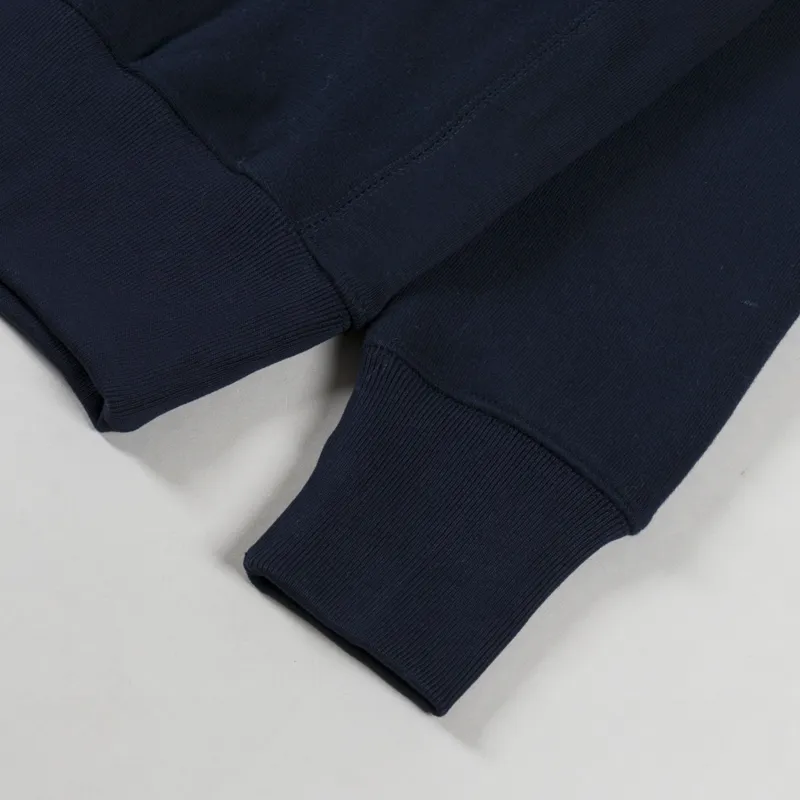 Power Goods Super Weight Quarter Zip Navy-6