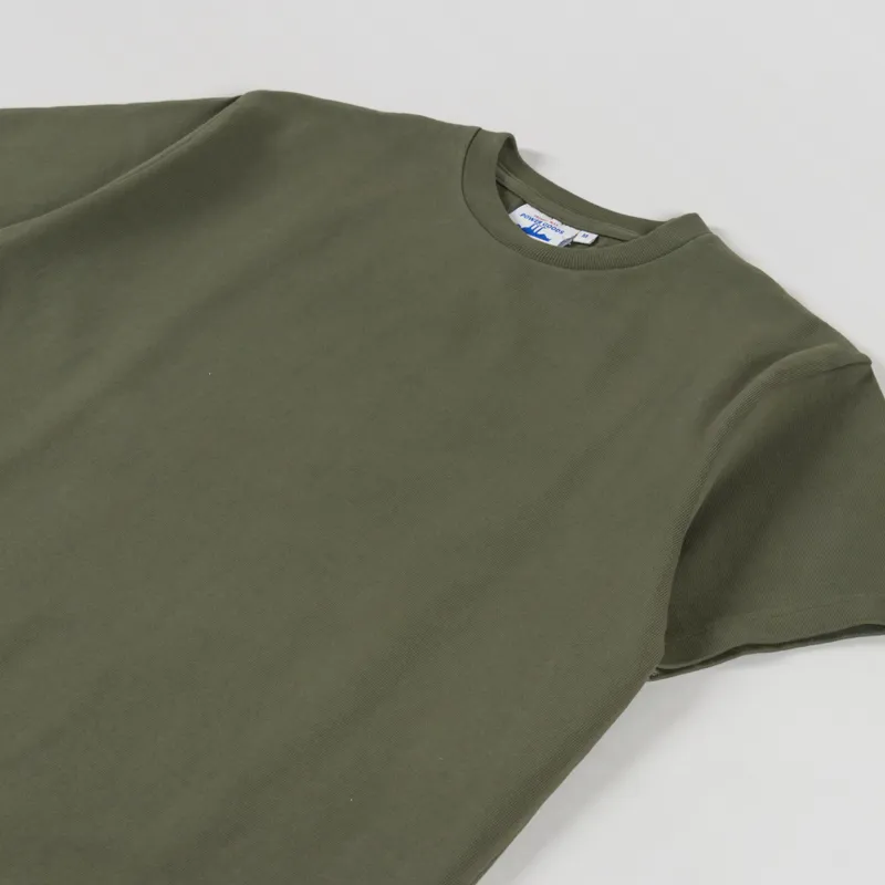 Power Goods Super Weight T Shirt Olive-1