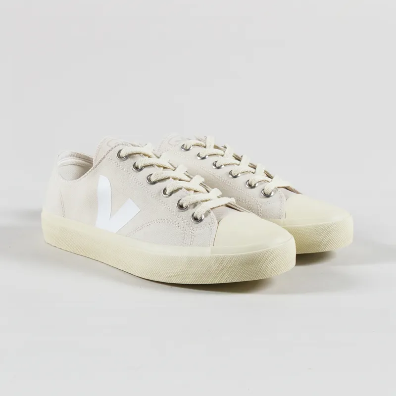 Veja Wata II Low Canvas Shoes Pierre White