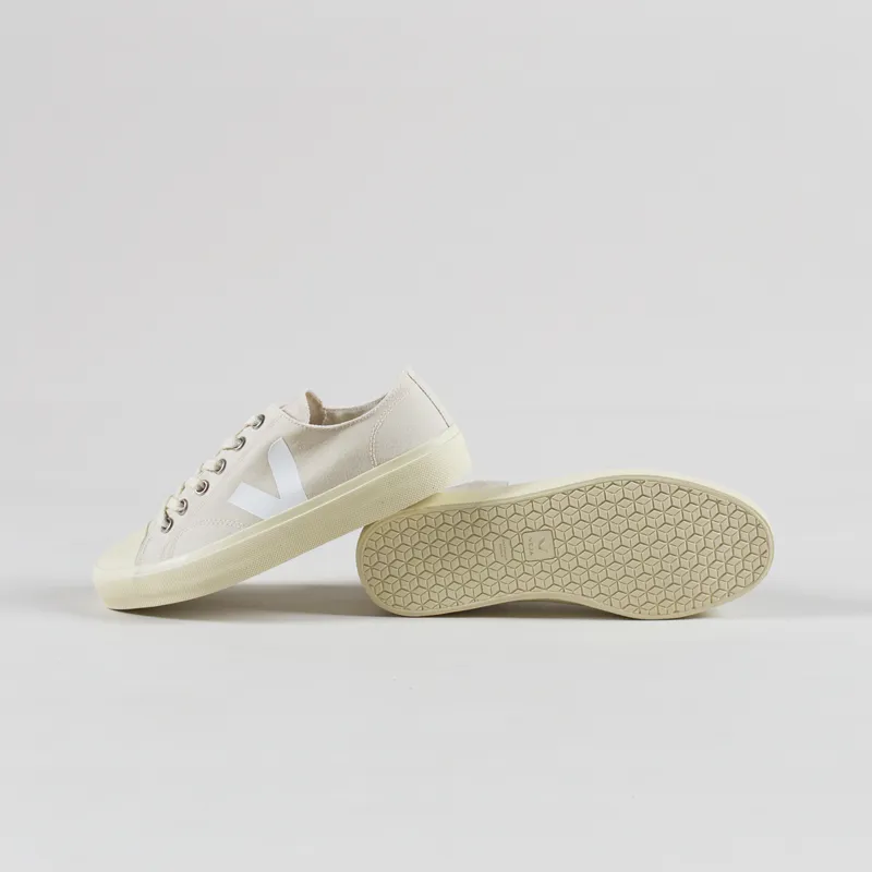 Veja Wata II Low Canvas Shoes Pierre White-3